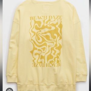Aerie Beach Daze Oversized Crewneck